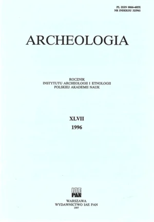 Archeologia (XLVII / 1996)