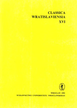 Classica Wratislaviensia XVI